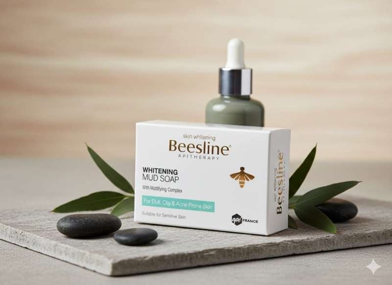 صابونة Beesline whitening مبيض ( MUD saop)