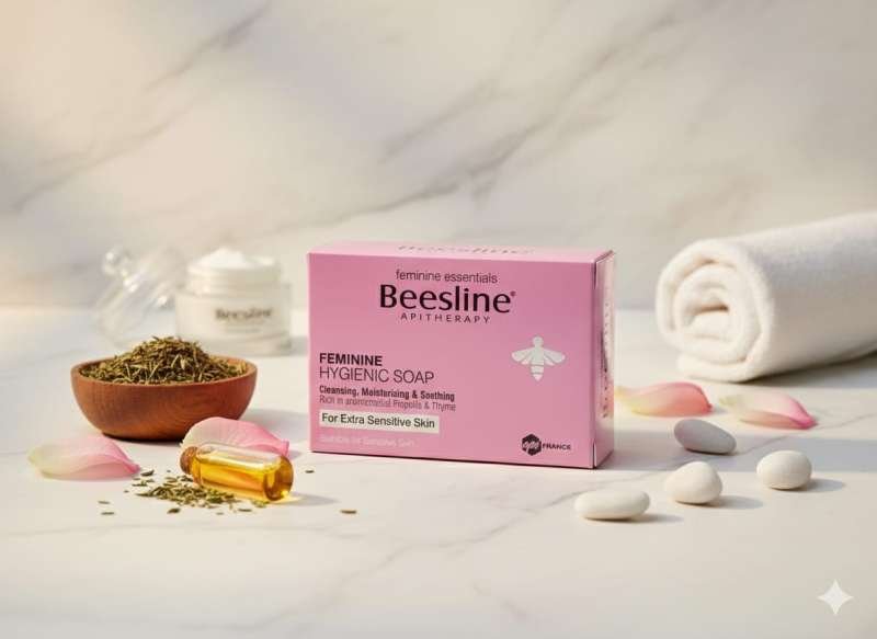 صابونة لتنظيف وتهدئة وتفتيح المناطق الحساسة من Beesline