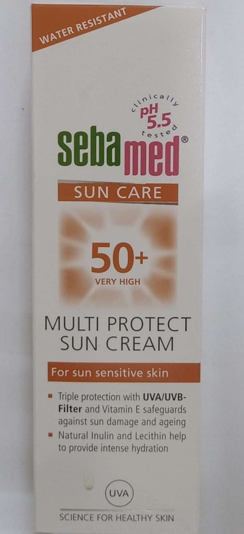 واقي شمس سيباميد SPF 50 seba med multi protect 