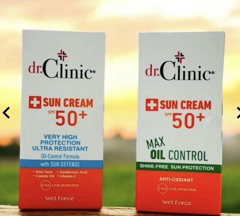 واقي شمس 🌞 Dr.clinic Sun Cream SPF50+ Max Oil Control