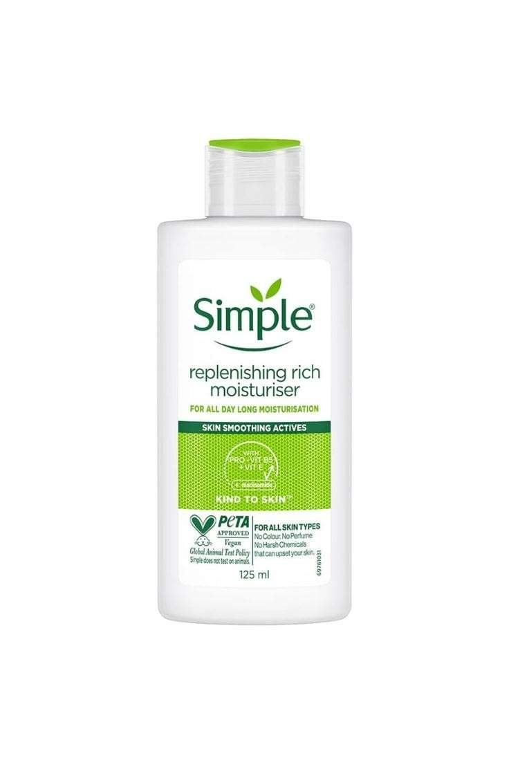 مرطب سمبل ريبلنشنغ الغني (Simple Replenishing Rich Moisturiser)